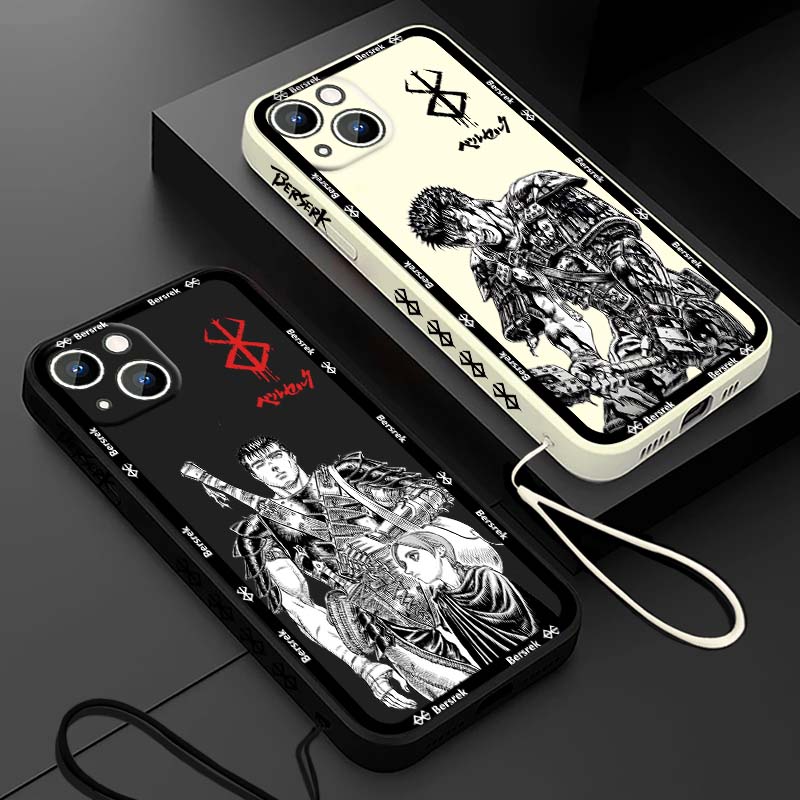 Phone Cases For Iphone 15 - Japan Anime Berserk Guts Telefoonhoesje voor