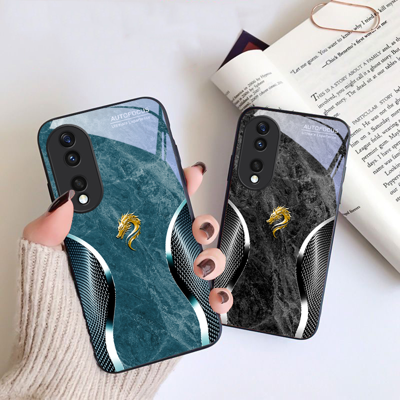 Phone Cases Honor - Zilveren Gouden Draak Voor Honor X5b
