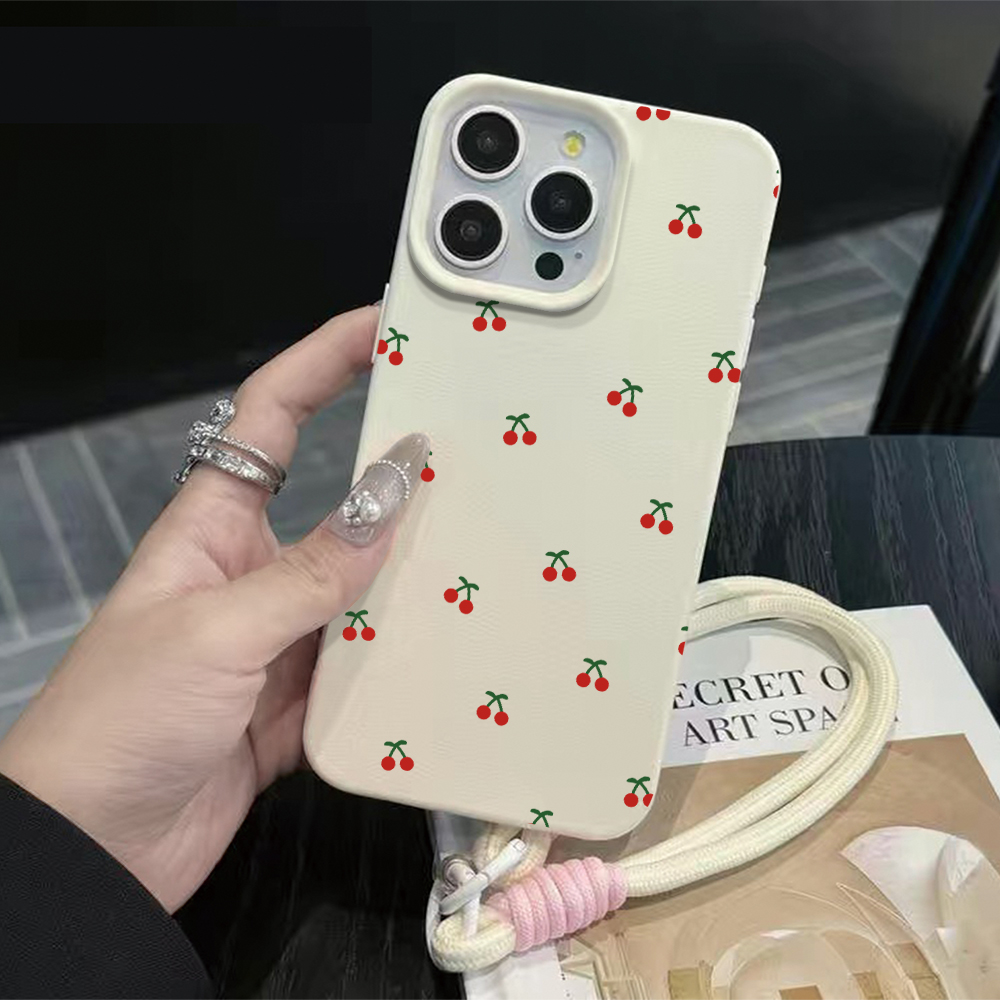 Phone Cases Cherry - Little Cherry Strap Rope Telefoonhoesje voor