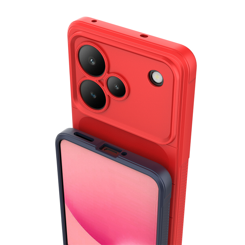 Phone Cases India - Effen rubberen telefoonhoes voor Realme P4