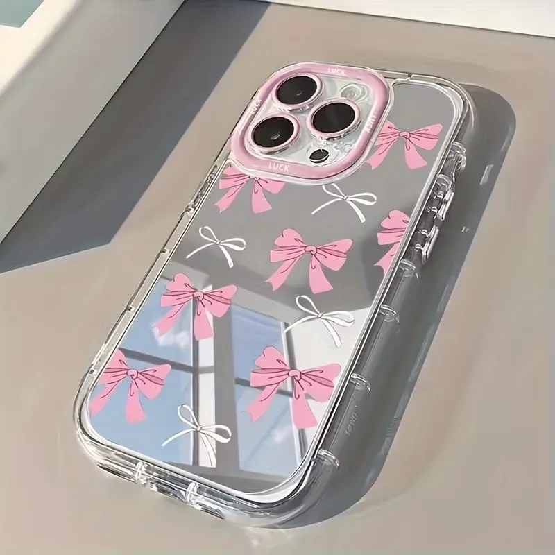 Phone Cases Cool Girl - Simpele blauw roze strik meisjes schattige