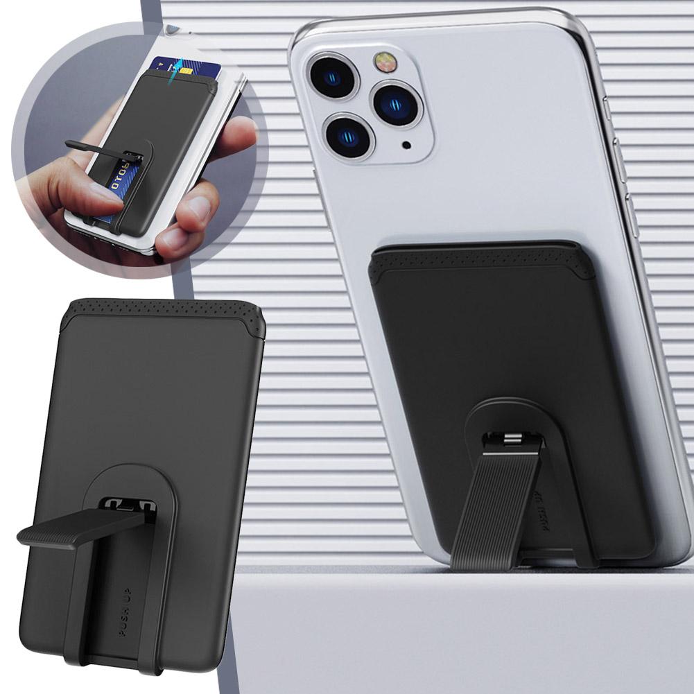 Phone Cases That Hold Cards - Siliconen telefoonkaarthouder - zelfklevende stickerzak met