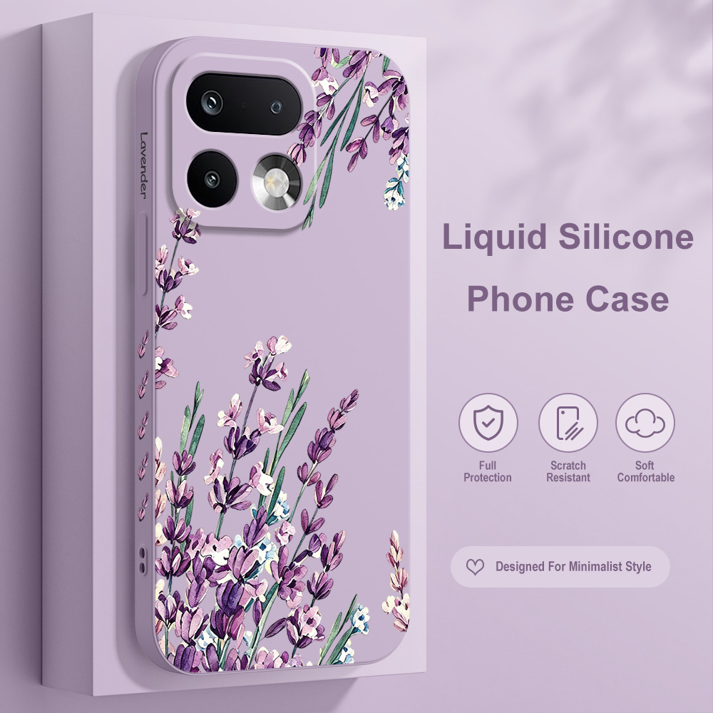 Phone Cases For Iphone 15 - Lavendelblad Telefoonhoesje Voor Oppo Realme 16