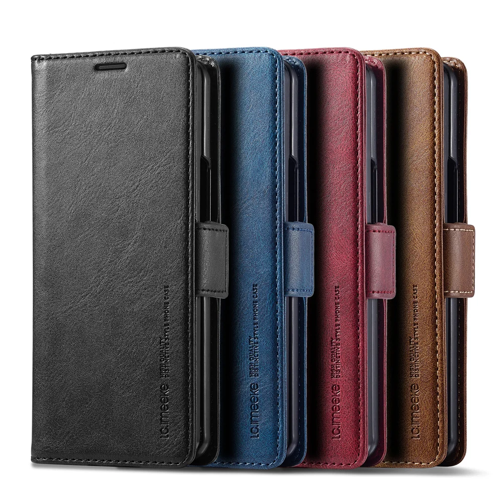 Phone Cases That Hold Cards - Lederen portemonnee telefoonhoesje voor Samsung Galaxy