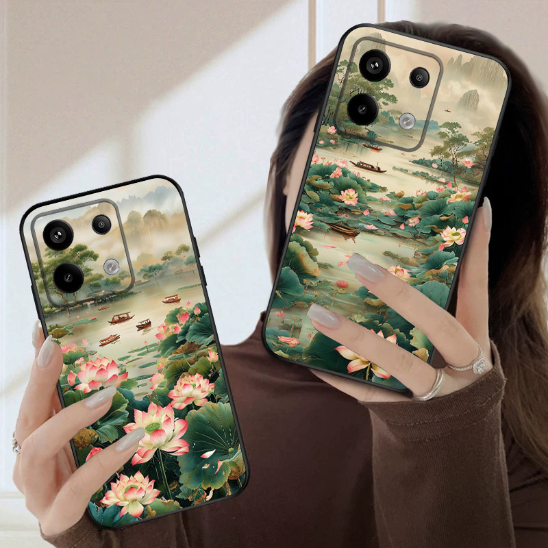 Schip en Rode Lotus Voor Redmi - Phone Cases India recensie en prijs