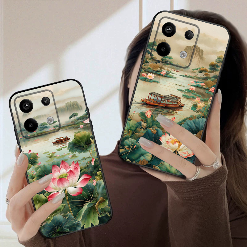 Schip en Rode Lotus Voor Redmi - Phone Cases India recensie en prijs