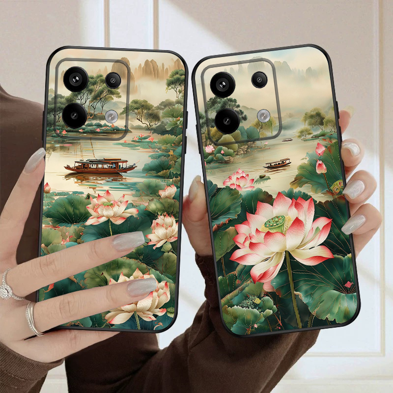 Schip en Rode Lotus Voor Redmi - Phone Cases India recensie en prijs