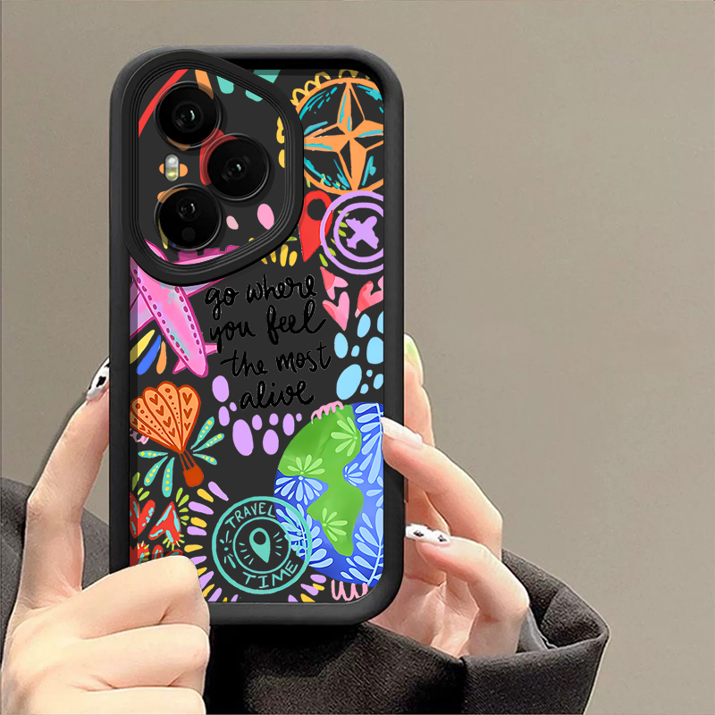 Telefoonhoesje met vliegtuigmo - Phone Cases Honor recensie en prijs