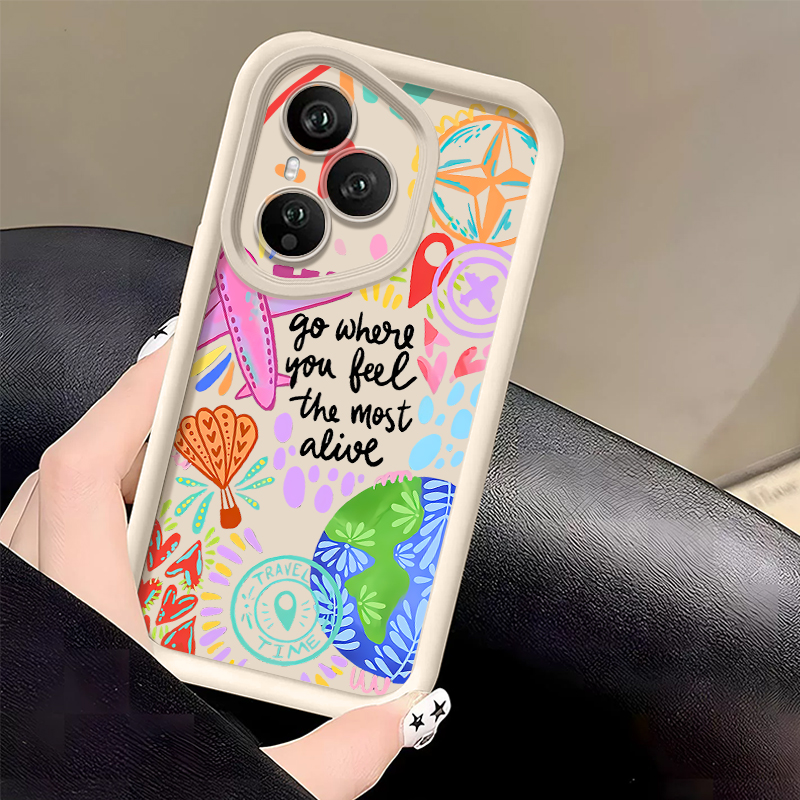 Telefoonhoesje met vliegtuigmo - Phone Cases Honor recensie en prijs