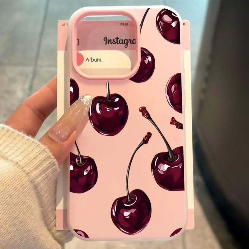 Rode Kers Jelly Telefoon Case  - Phone Cases Cherry recensie en prijs