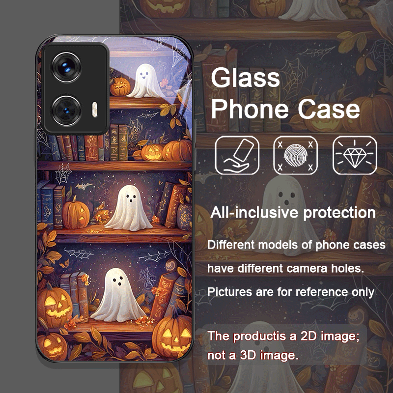 Halloween Pompoen Ghost Boeken - Phone Cases For Motorola recensie en prijs