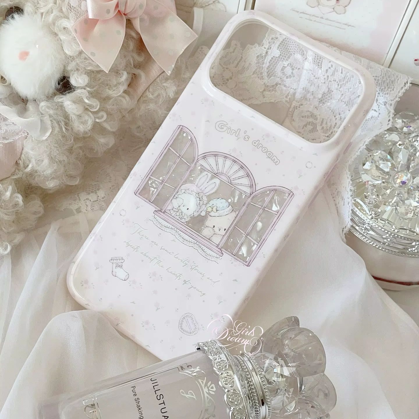 Kawaii Bunny Bear Bloemige Roz - Phone Cases Cool Girl recensie en prijs