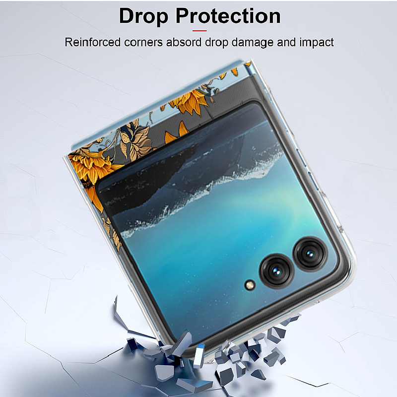 Zonnebloemen Patroon Clear Tel - Phone Cases For Motorola recensie en prijs
