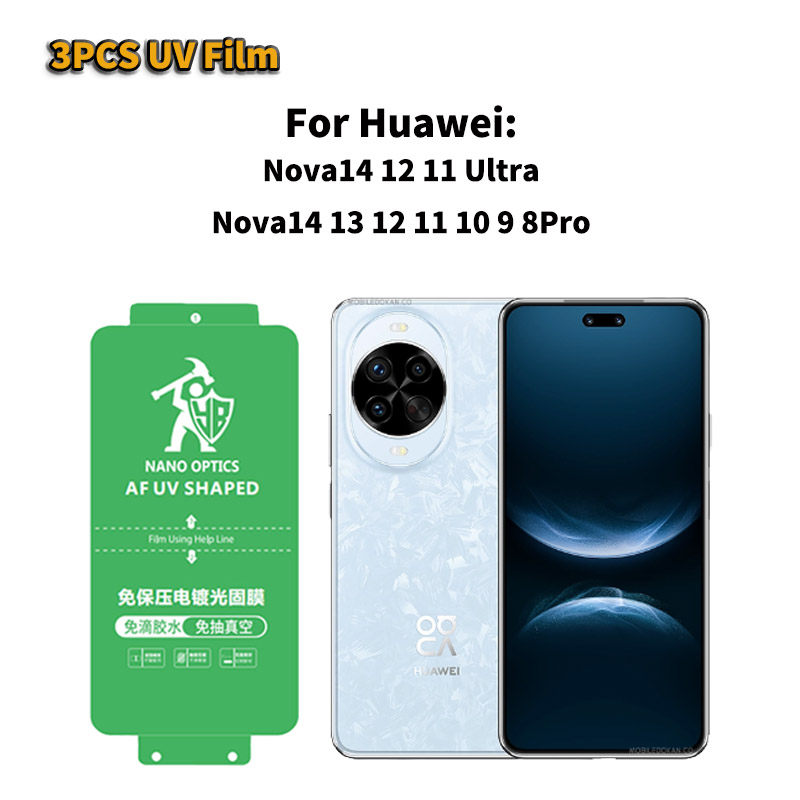 3 stuks UV-vloeibare hydrogelf - Huawei Nova 12 recensie en prijs