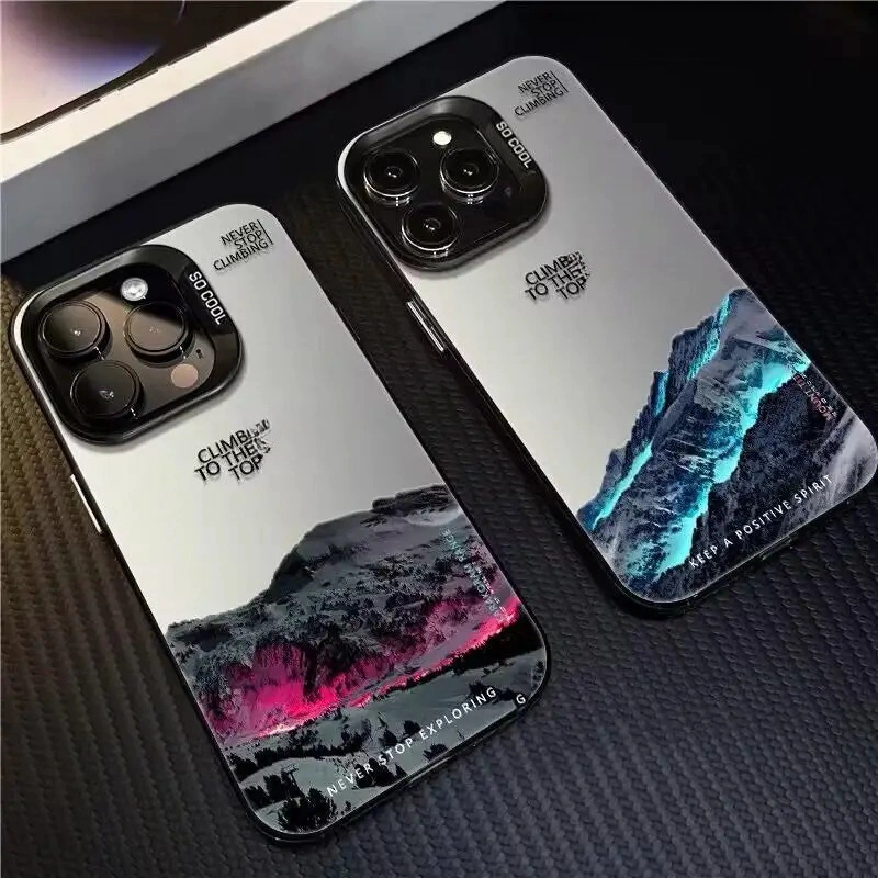 Sneeuw Berglandschap Zonsonder - Phone Cases Nyc recensie en prijs