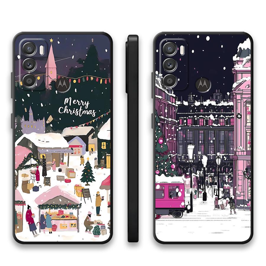 Kerstdorp hoesje voor Motorola - Phone Cases For Motorola recensie en prijs