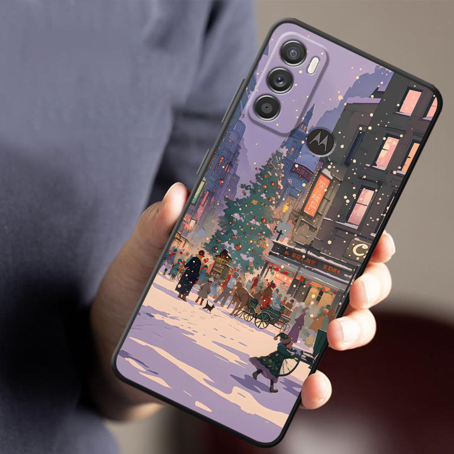 Kerstdorp hoesje voor Motorola - Phone Cases For Motorola recensie en prijs