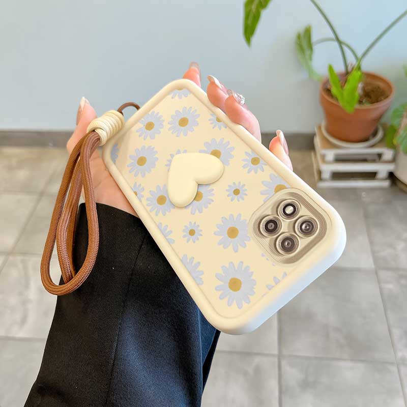 3 stks (Witte Zonnebloemen Tel - Phone Cases India recensie en prijs