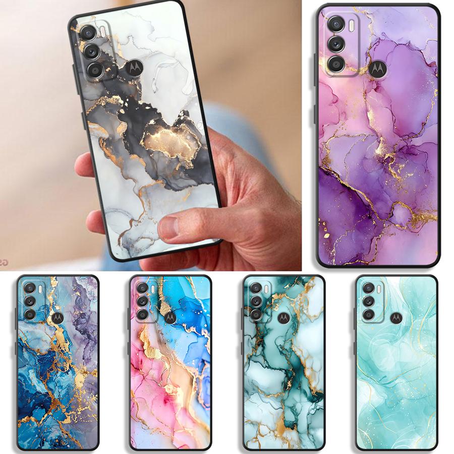Telefoonhoesje gekleurd marmer - Phone Cases For Motorola recensie en prijs