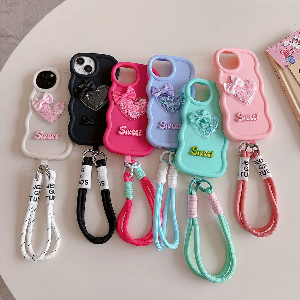 Love Heart Bow Golvend Zacht T - Phone Cases Nyc recensie en prijs