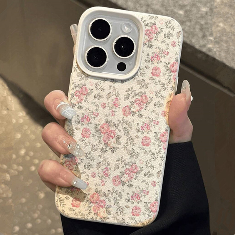 Schattig meisje bloemen wit kl - Phone Cases Cool Girl recensie en prijs